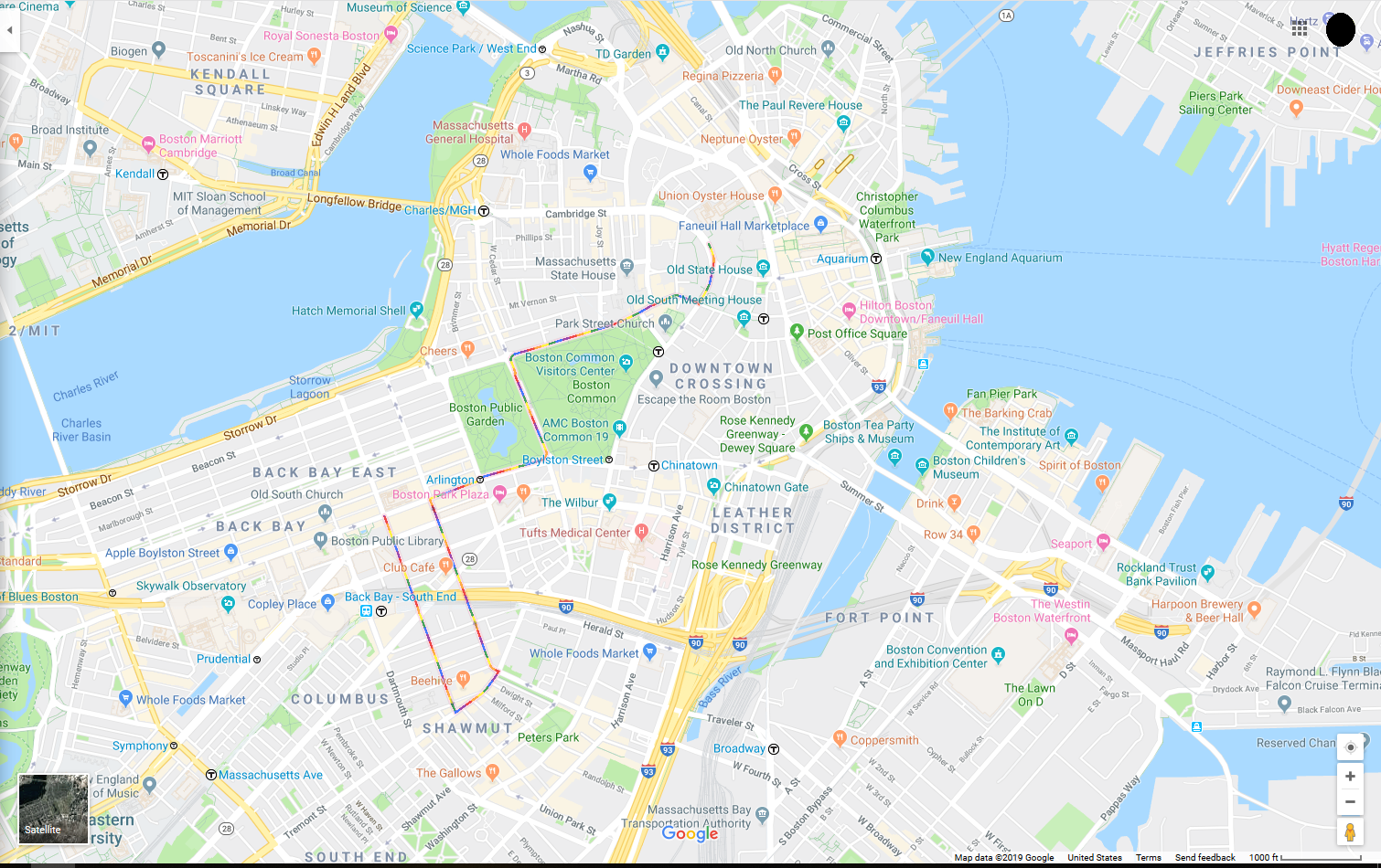 Google Map Chart