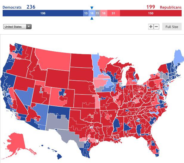 Political Map Of Usa 2020 Map : Political Forecast Map for 2020 House Race Thoughts 