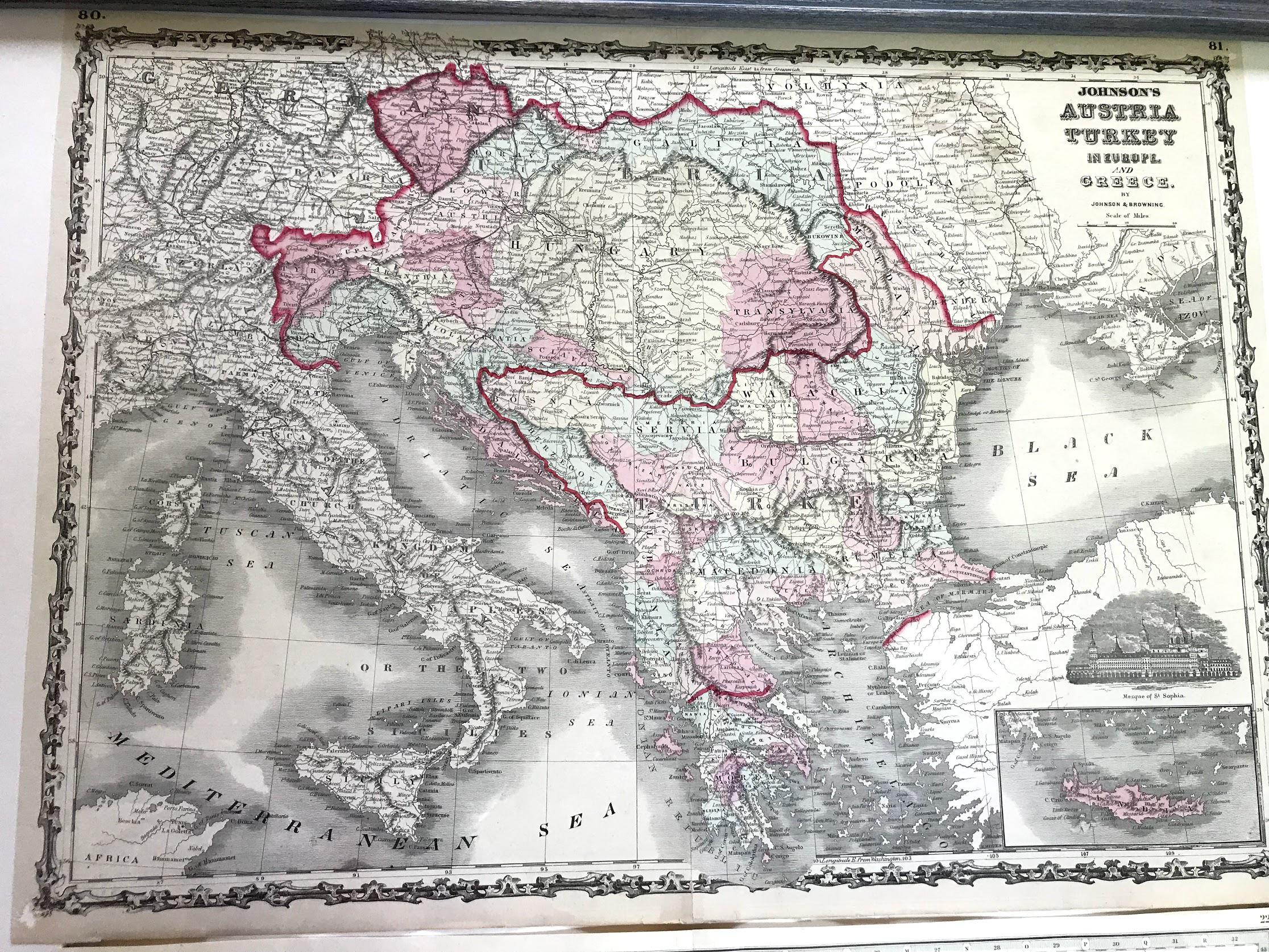 Map Trying To Identify The Year This Map Of The Balkans Was Created