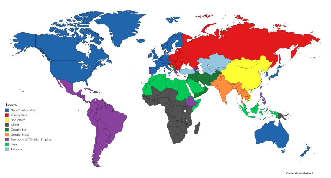 Map : The Ultimate Cultural Map Of The World (by Adûnâi) - Infographic ...