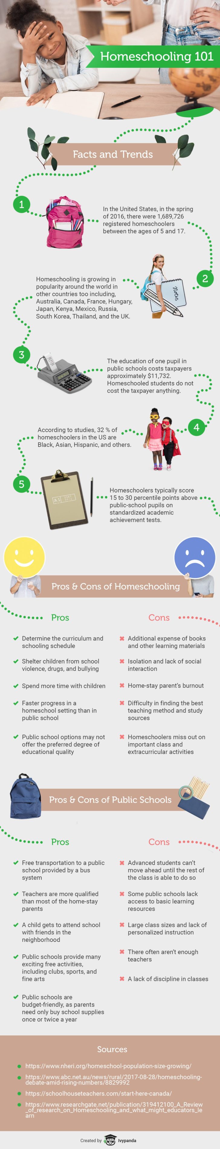 Infographic : Homeschooling 101 - Infographic.tv - Number one ...