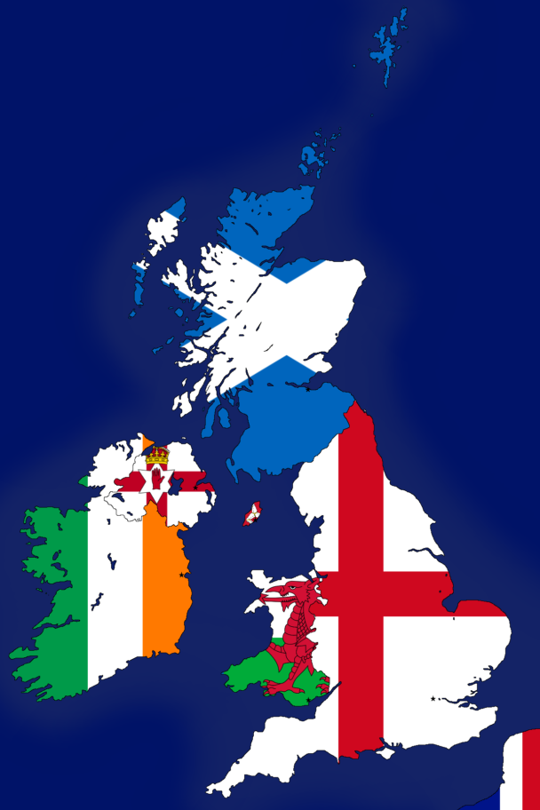 Map : British Flag Map - Infographic.tv - Number one infographics 