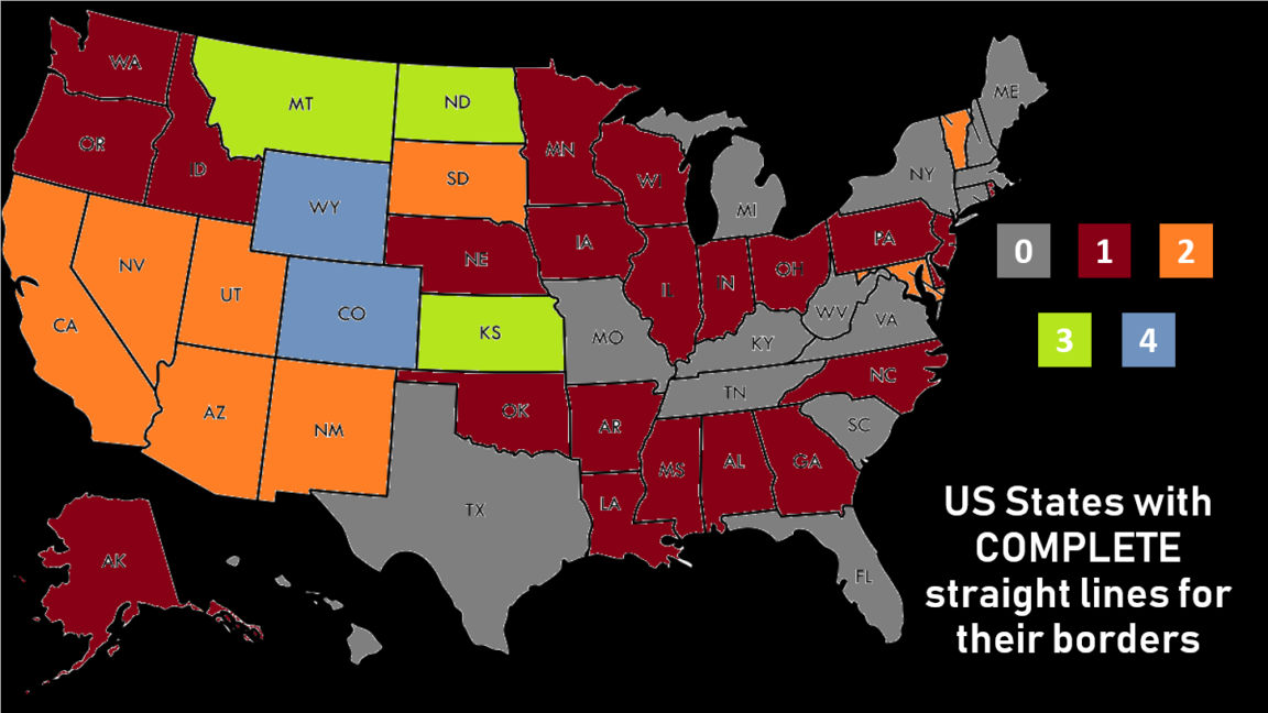 map-us-states-that-have-straight-lines-for-boarder-count-for-each