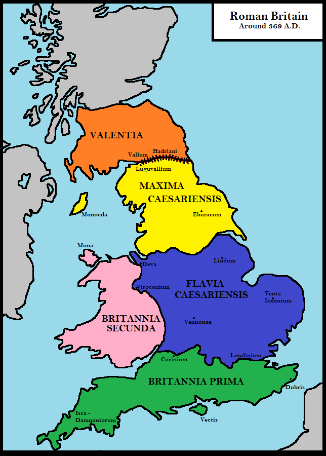 Map : I made this map of Roman Britain - Infographic.tv - Number one ...