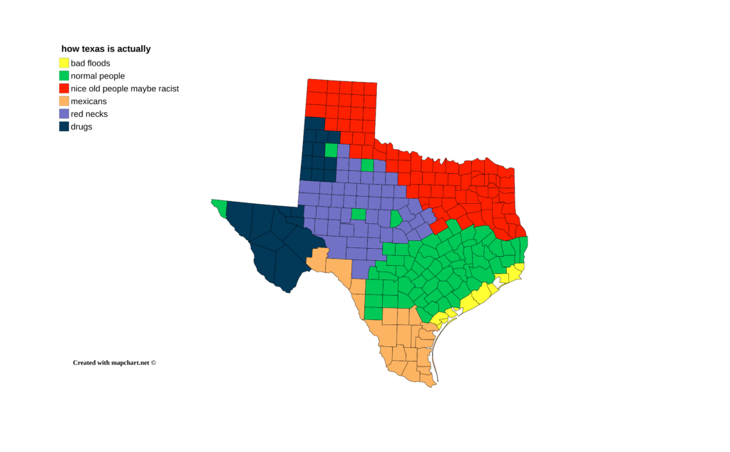 Map : how texas is really by a texan - Infographic.tv - Number one ...