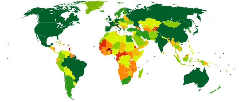 Map : How well known each country is, based on Jetpunk statistics ...