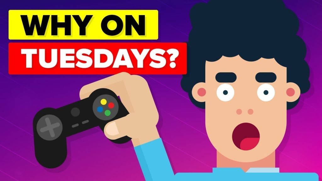 Video Infographic Why Do Video Games Come Out on Tuesdays